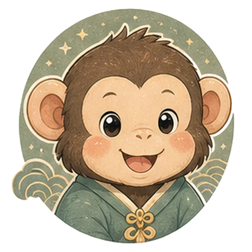 Monkey Korean zodiac animal