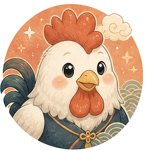 Rooster Korean zodiac animal